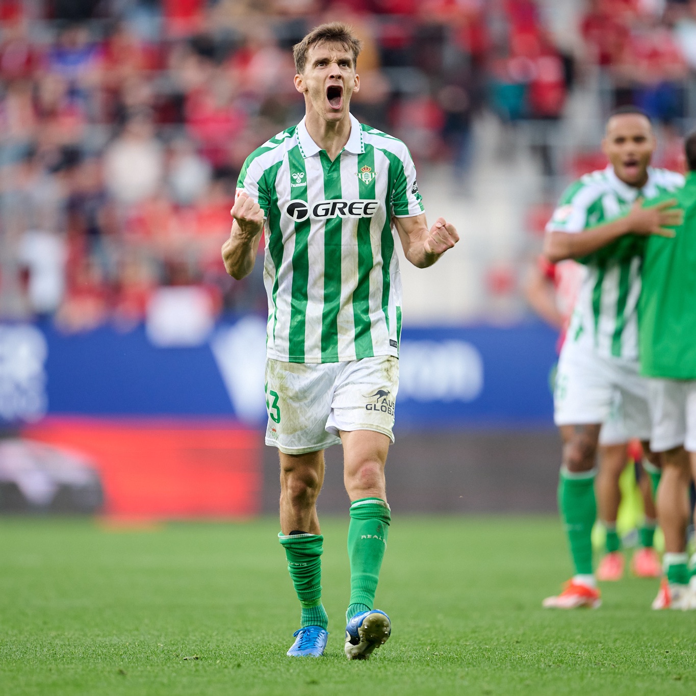 Diego Llorente, en un partido de Liga