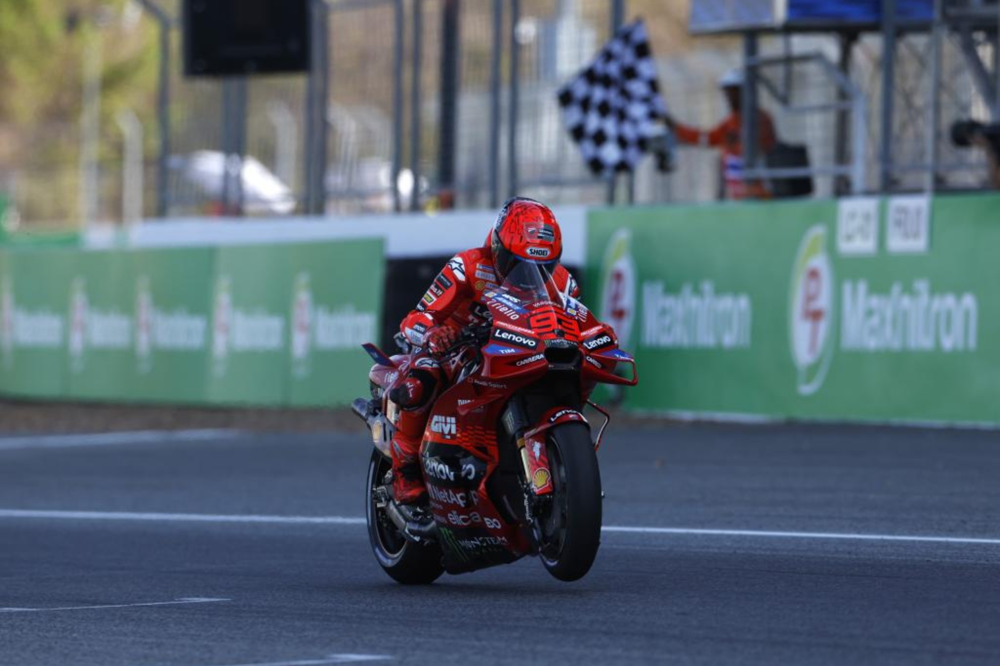 Marc Márquez, en Tailandia.