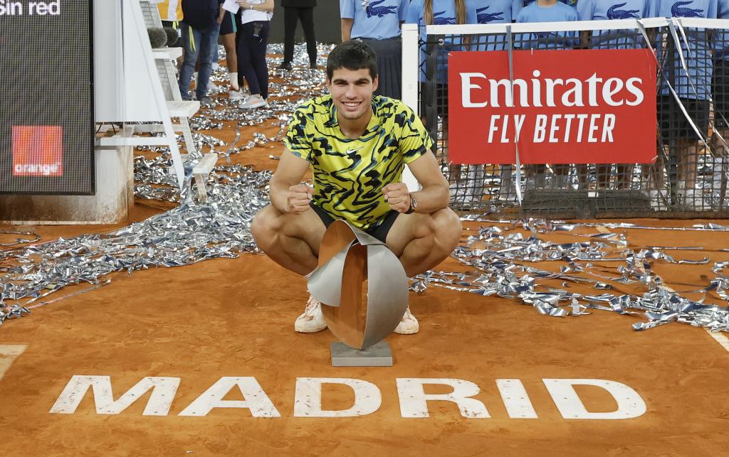 Carlos Alcaraz ya figura en el palmarés del Mutua Madrid Opèn.