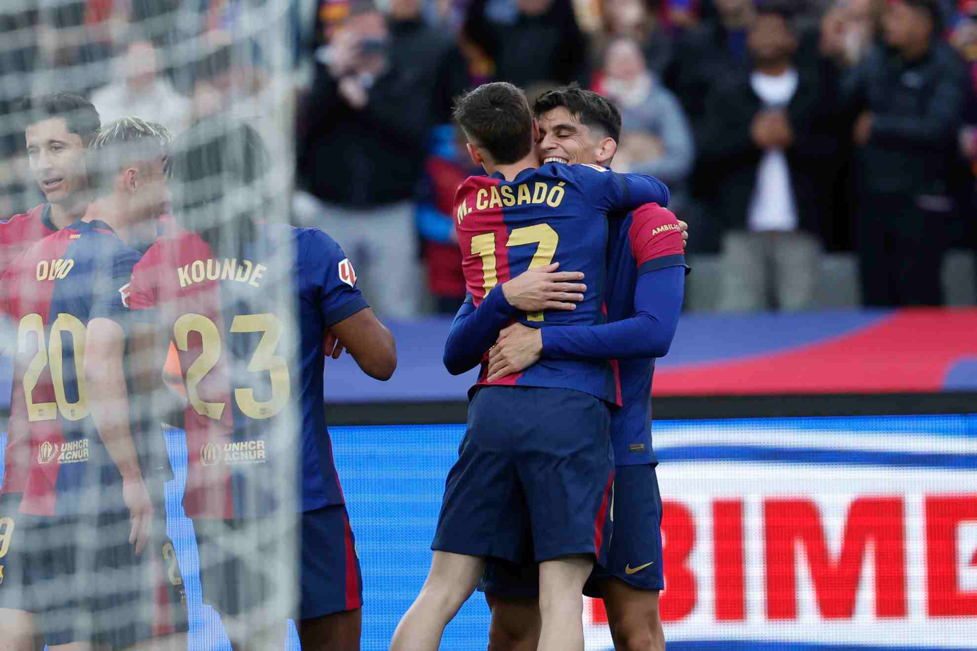 Barcelona se impone a la Real Sociedad en Montjuic con un sólido 2-0