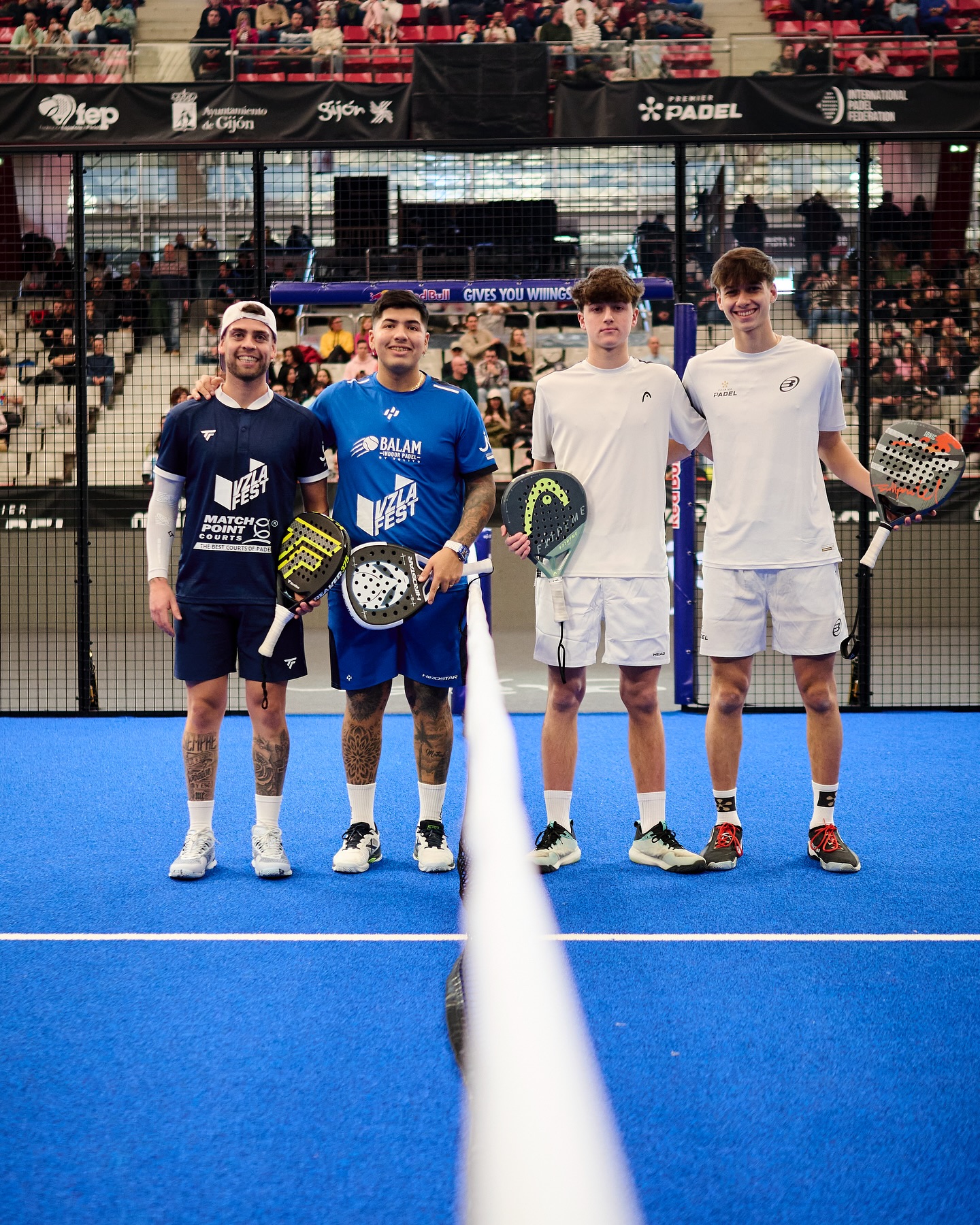 Los finalistas del P2 de Gijón.