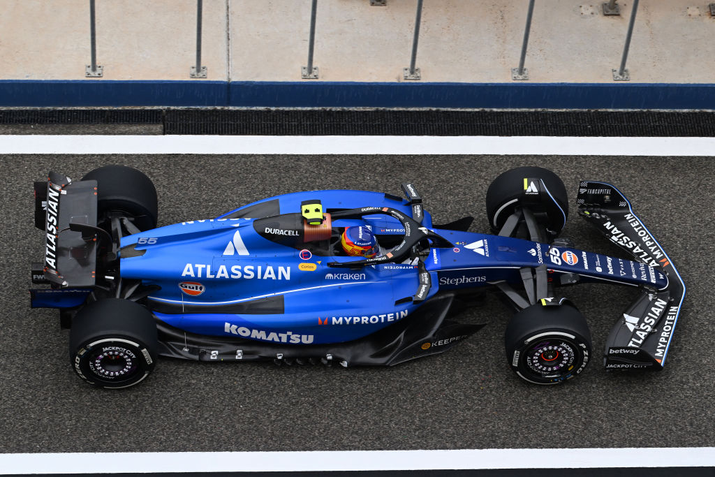 Sainz, con el FW47