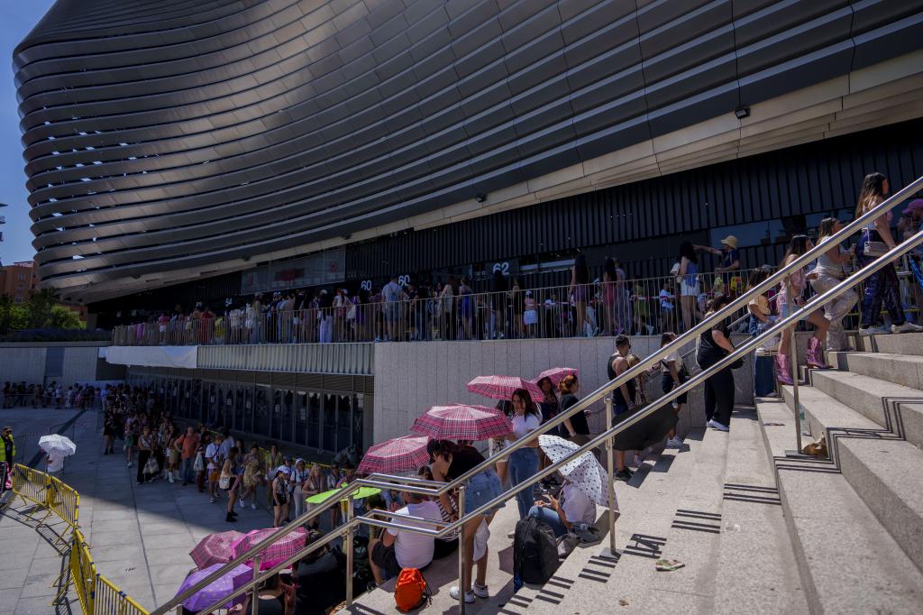 Colas para el concierto de Taylor Swift