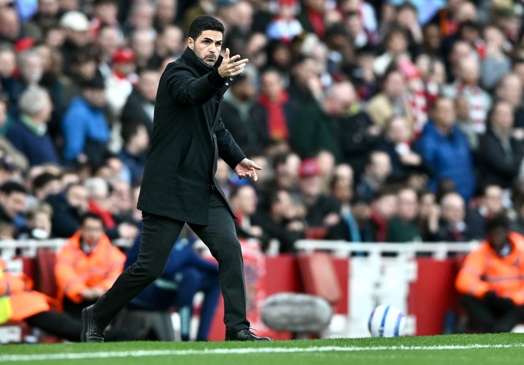 Mikel Arteta en un encuentro frente al West Ham
