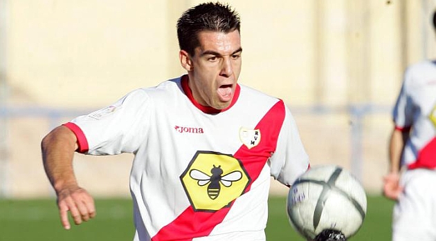 Álvaro Negredo en el Rayo Vallecano.