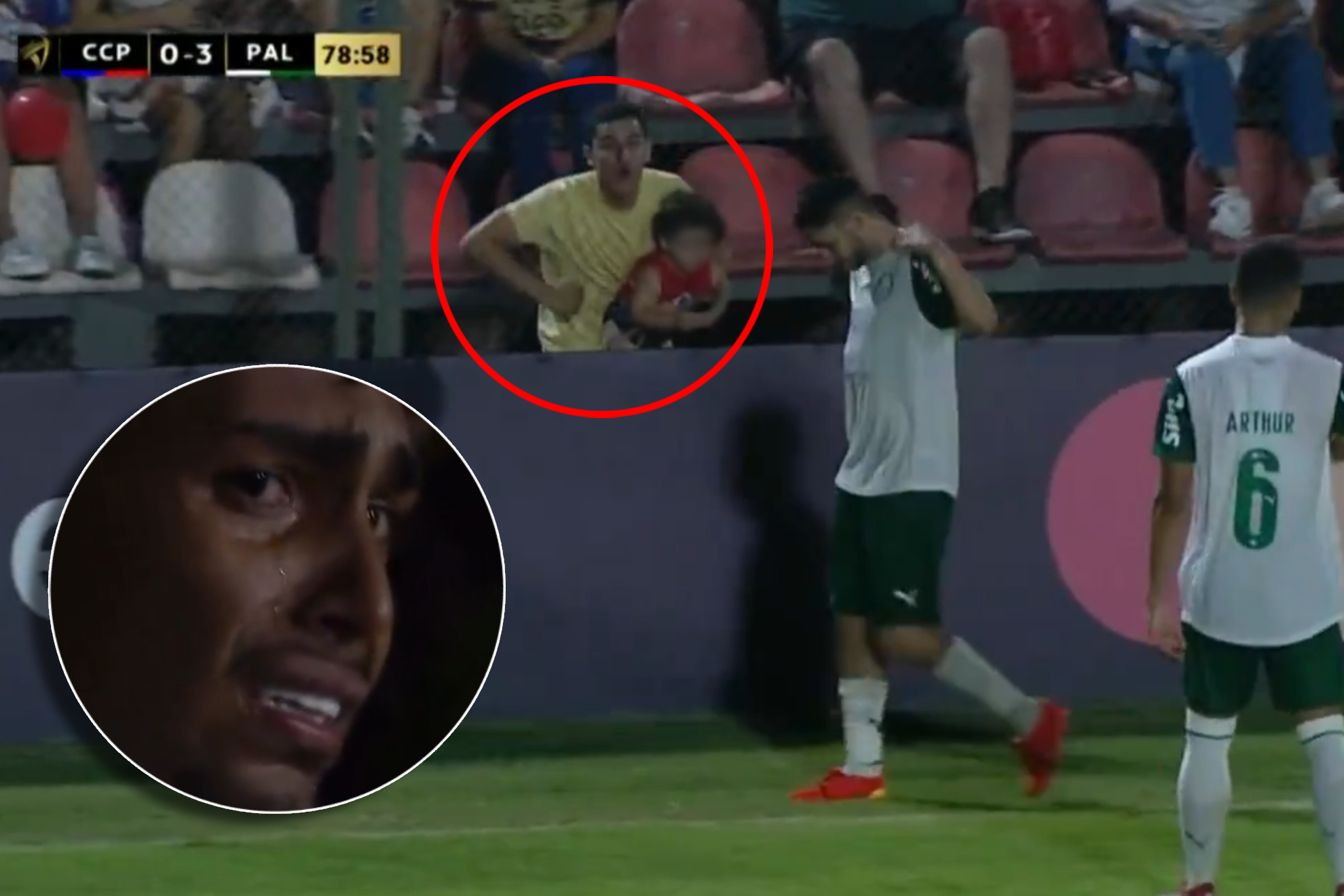 Insultos racistas en el Cerro Porteño-Palmeiras.