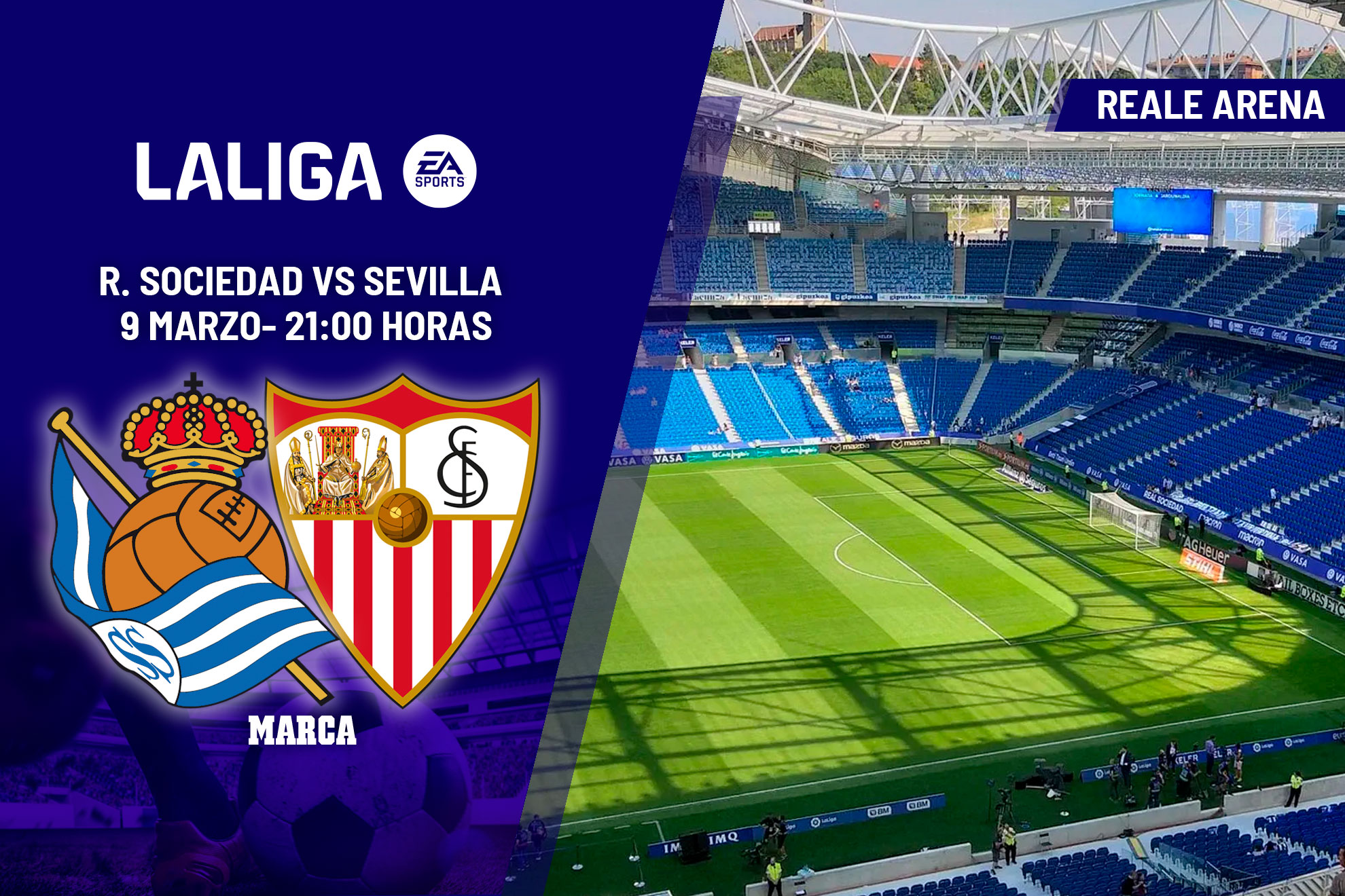 Real Sociedad - Sevilla: a qué hora y dónde ver hoy en TV el partido de ...