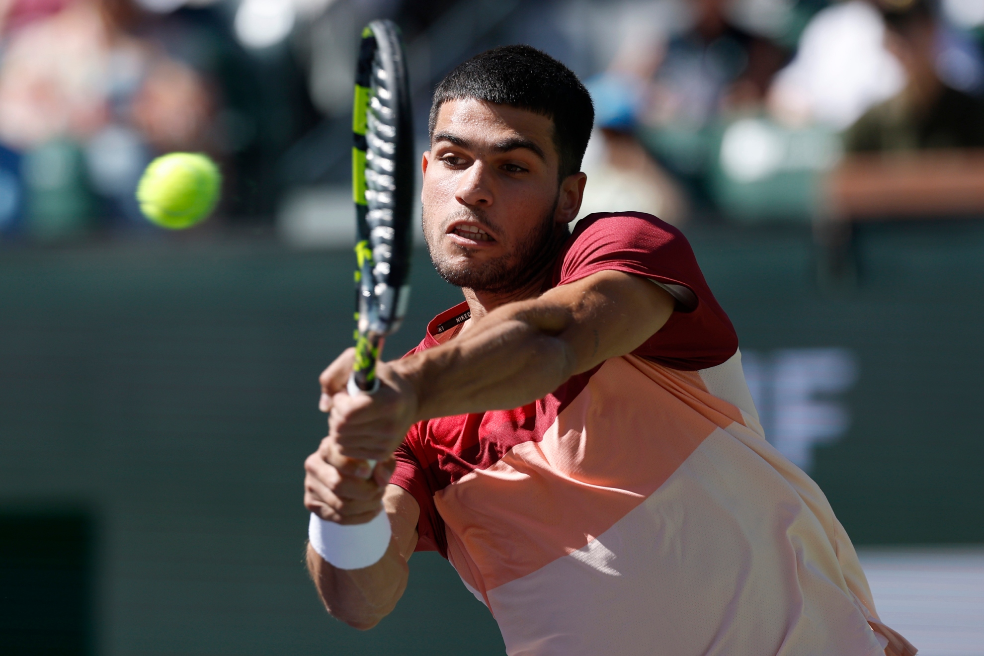 Alcaraz alaba las condiciones de Indian Wells: "La pista es lenta y la bola  bota mucho, me va bien" | Marca