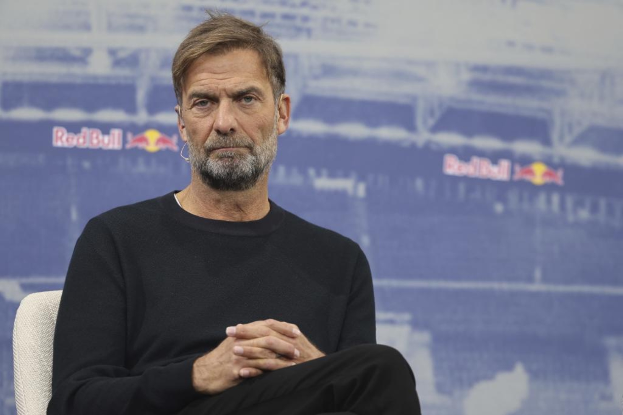 Jürgen Klopp en un acto de Red Bull.