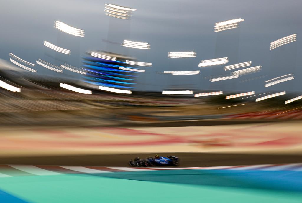 Sainz, rodando con su Williams en Bahréin.