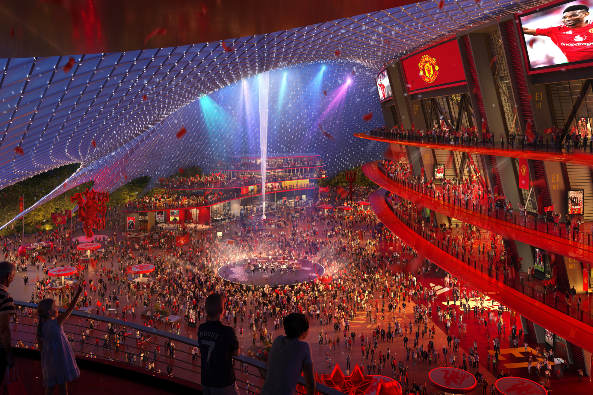 Imágenes del nuevo estadio del Manchester United