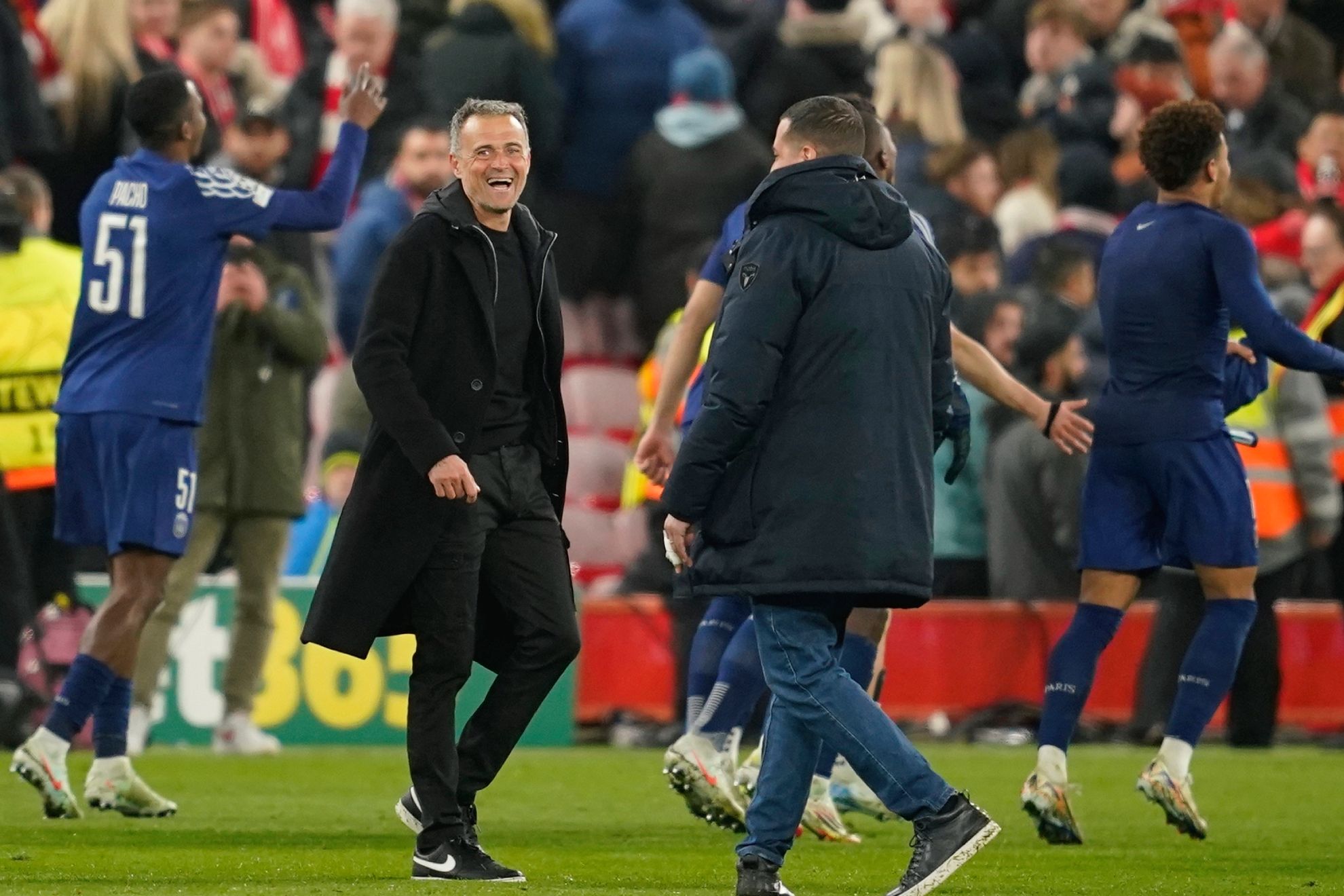Luis Enrique, after the victory in Anfield.
