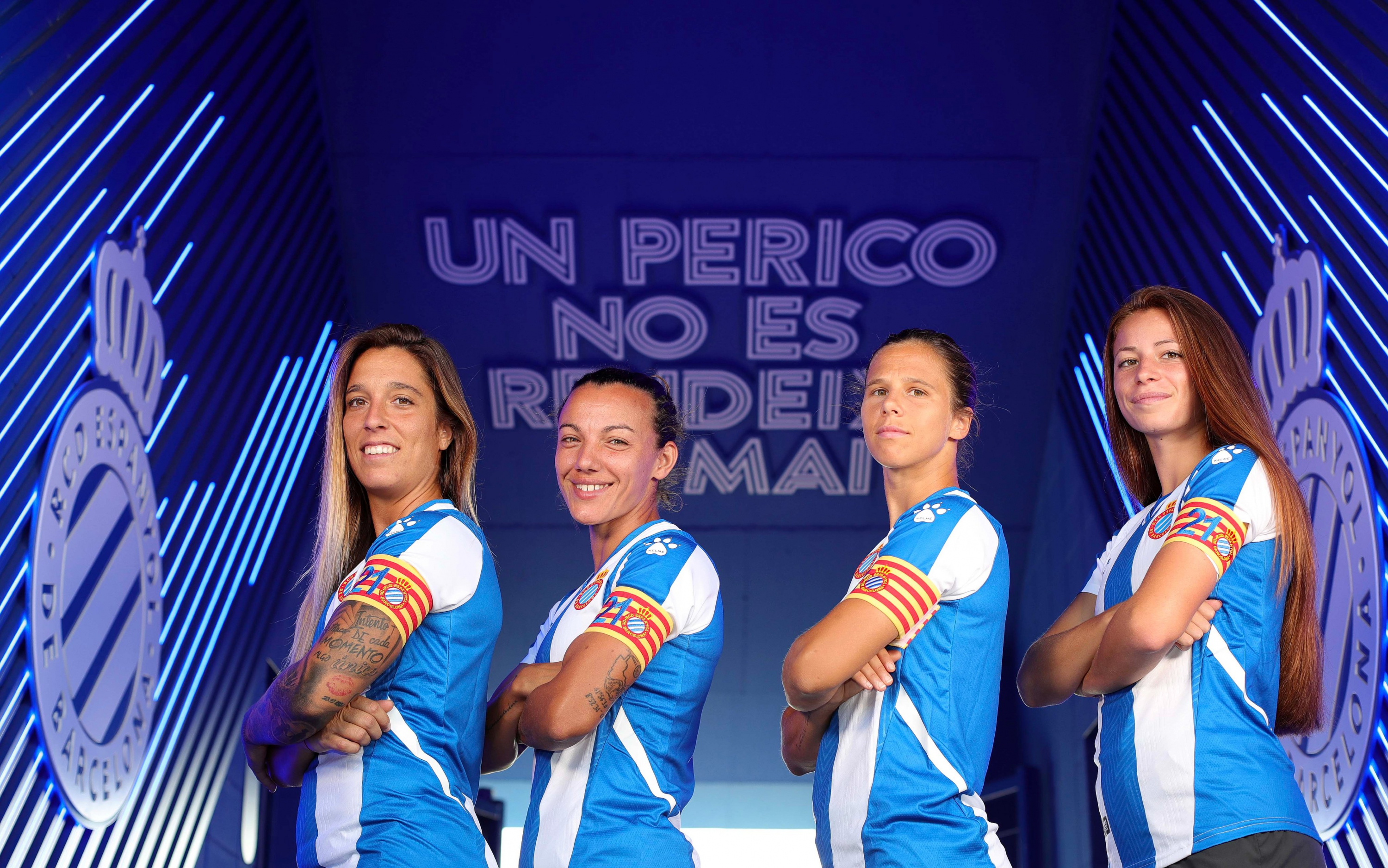 Baudet, Anaïr, Szymanowski y Xènia posan como capitanas del Espanyol en la temporada 2021/22