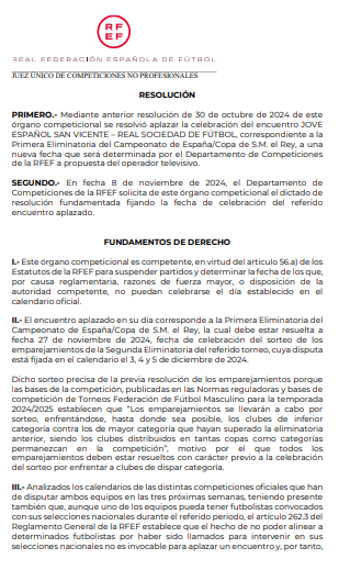 Resolución Jove Español-Real Sociedad