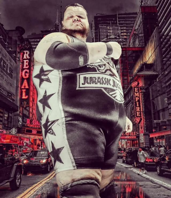 El luchador Vince Steele, conocido como 'Juggernaut Jurásico', murió a los 39 años en pleno combate de la BCW