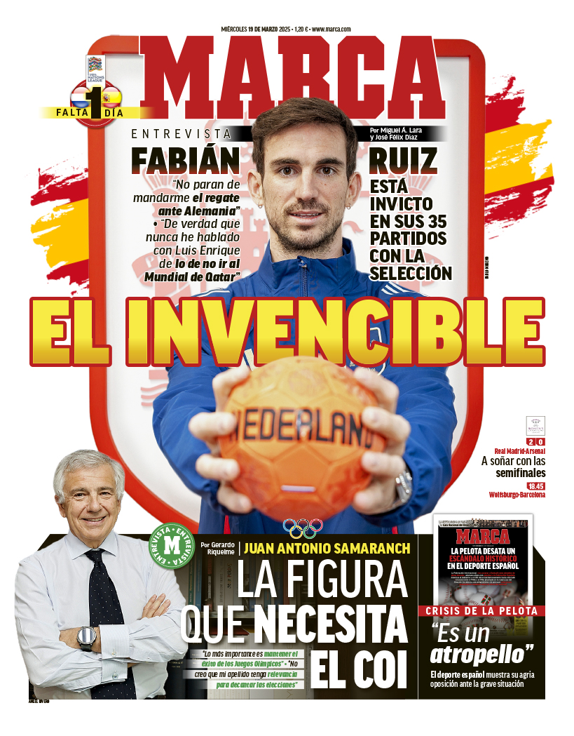 Portada de MARCA del 19 de marzo de 2025.