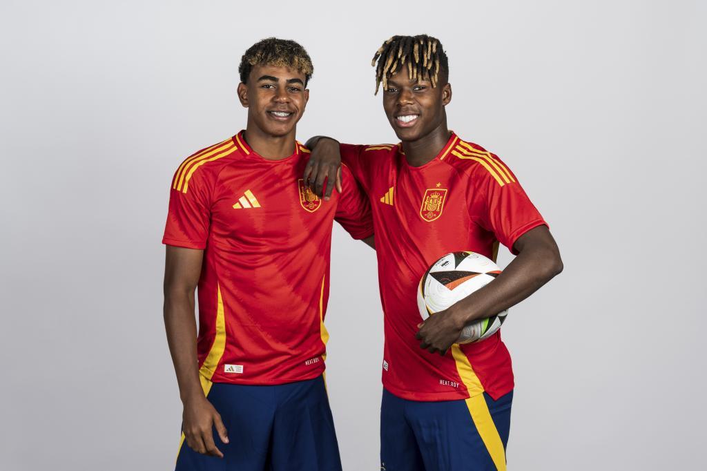 Lamine Yamal y Nico Williams