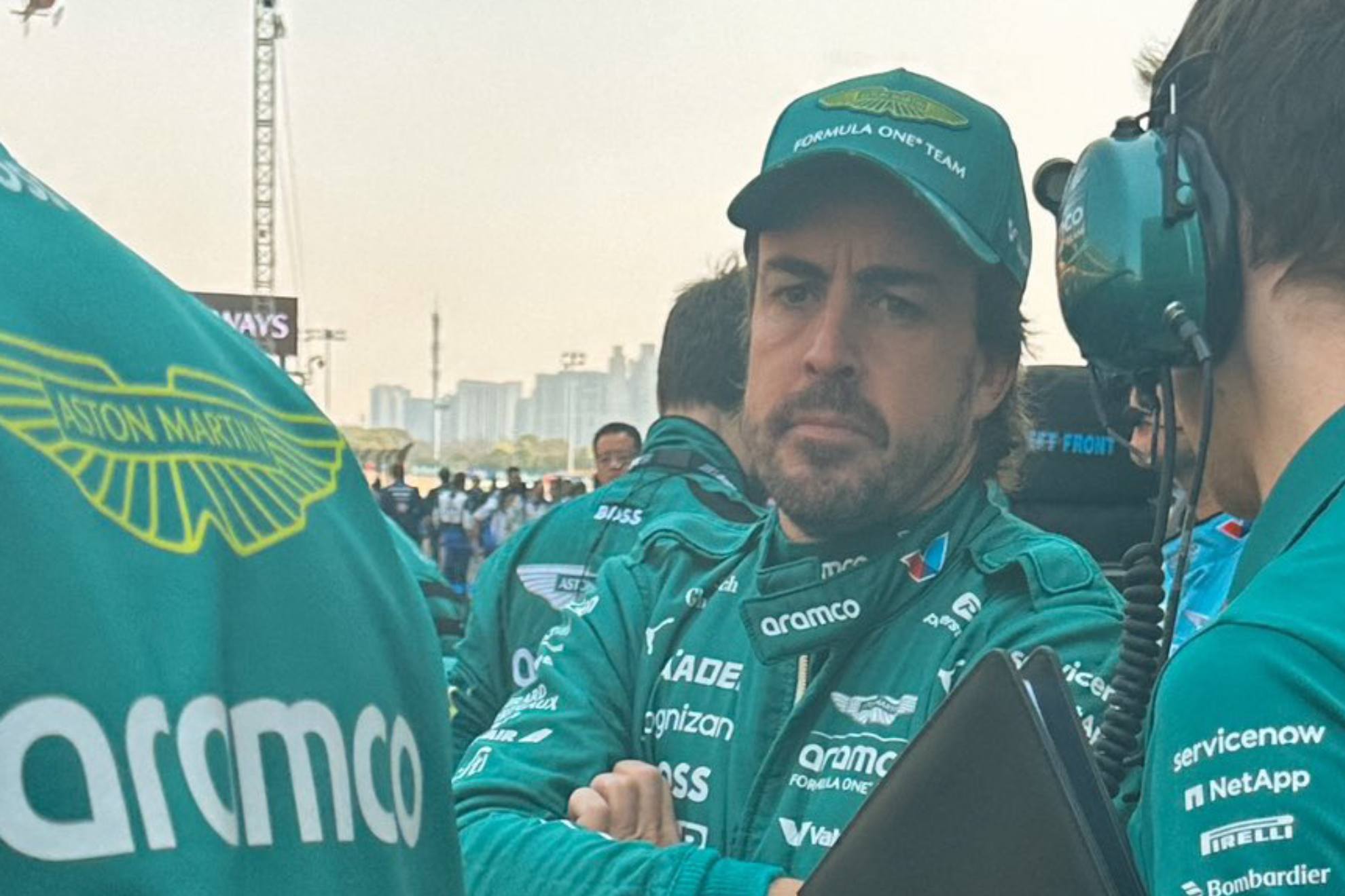 Alonso, en el Sprint del GP de China.