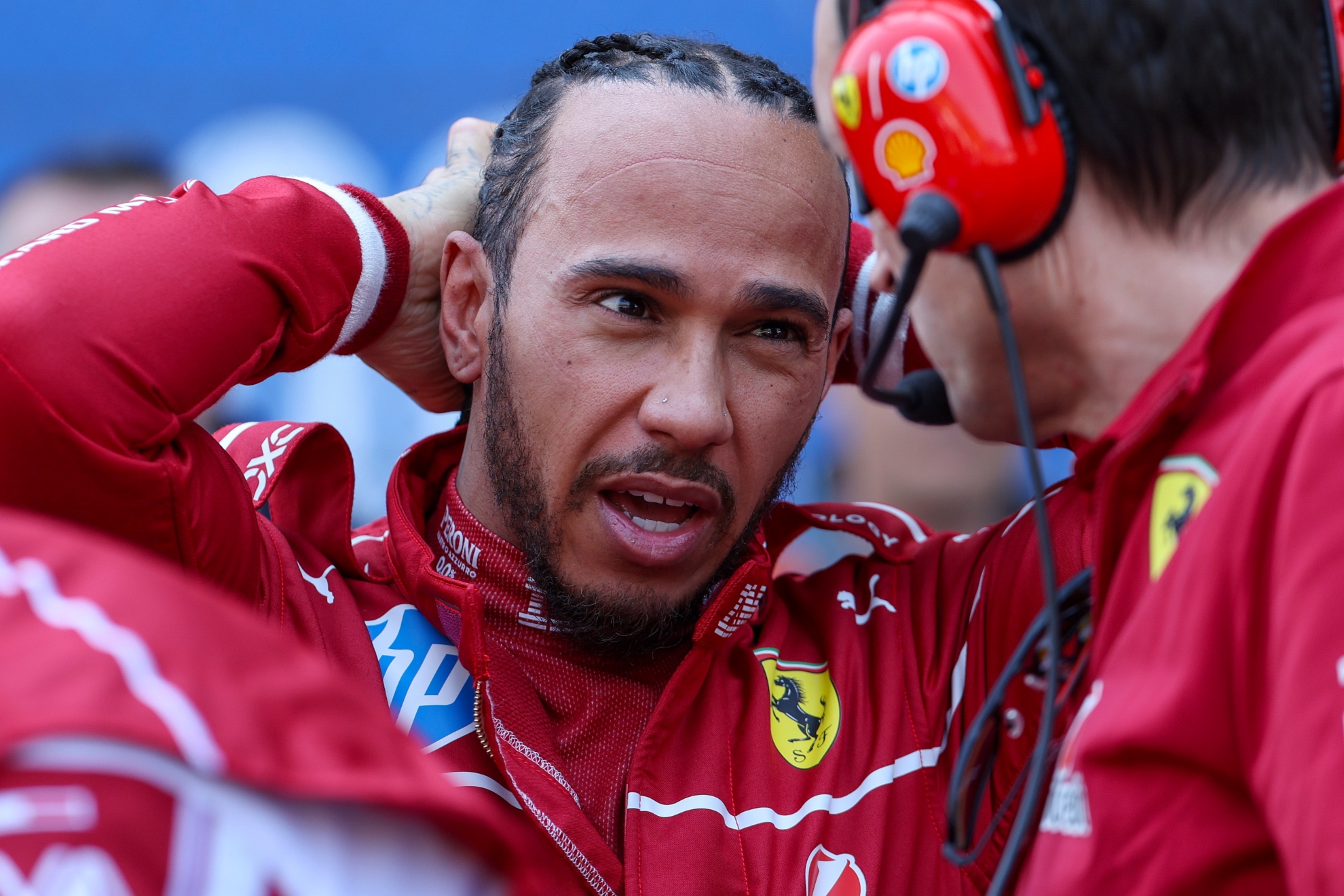 Lewis Hamilton en el GP de China.