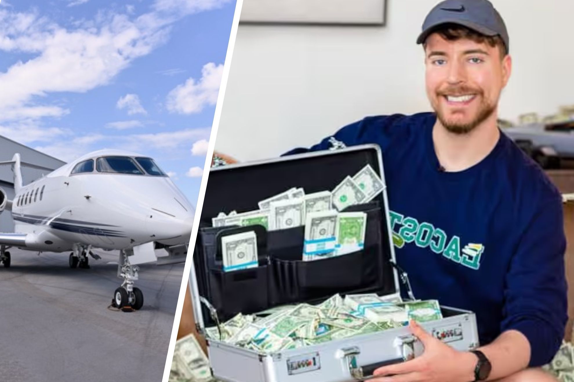 MrBeast anuncia su nueva locura con un jet privado, una cárcel y más de