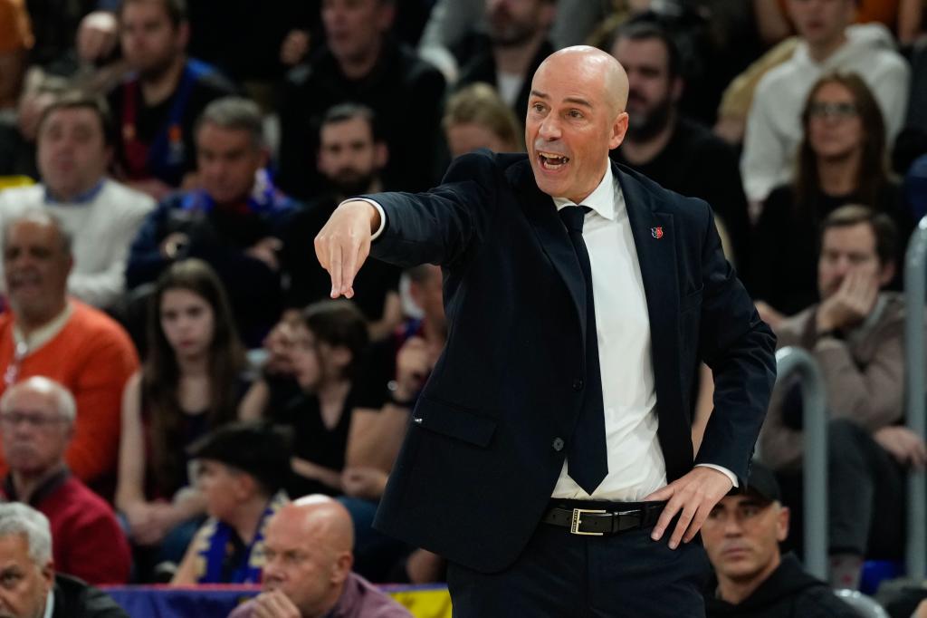 Peñarroya en el encuentro frente al Bayern