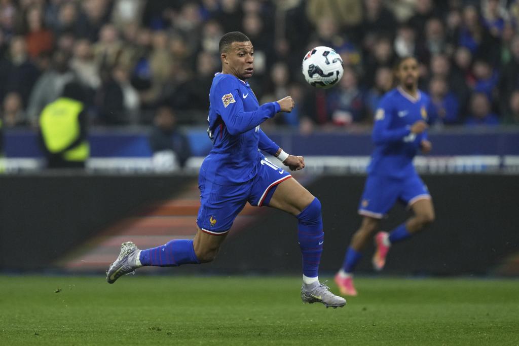 Mbappé durante el partido de Francia contra Croacia