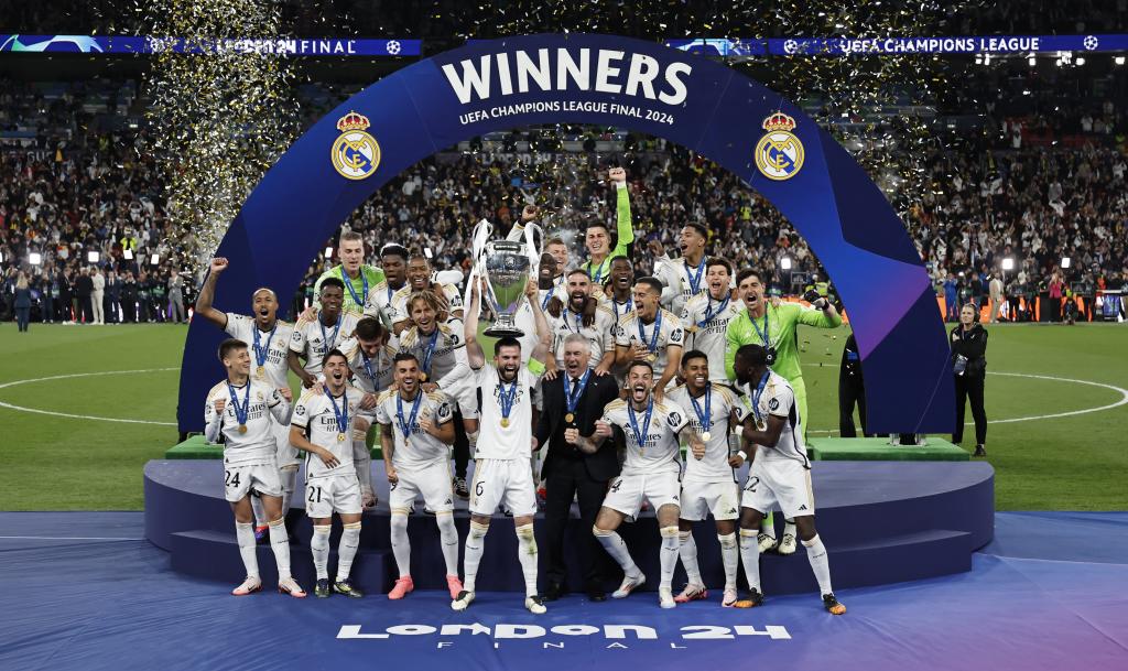 Real Madrid levanta la Champions 2024 en Wembley