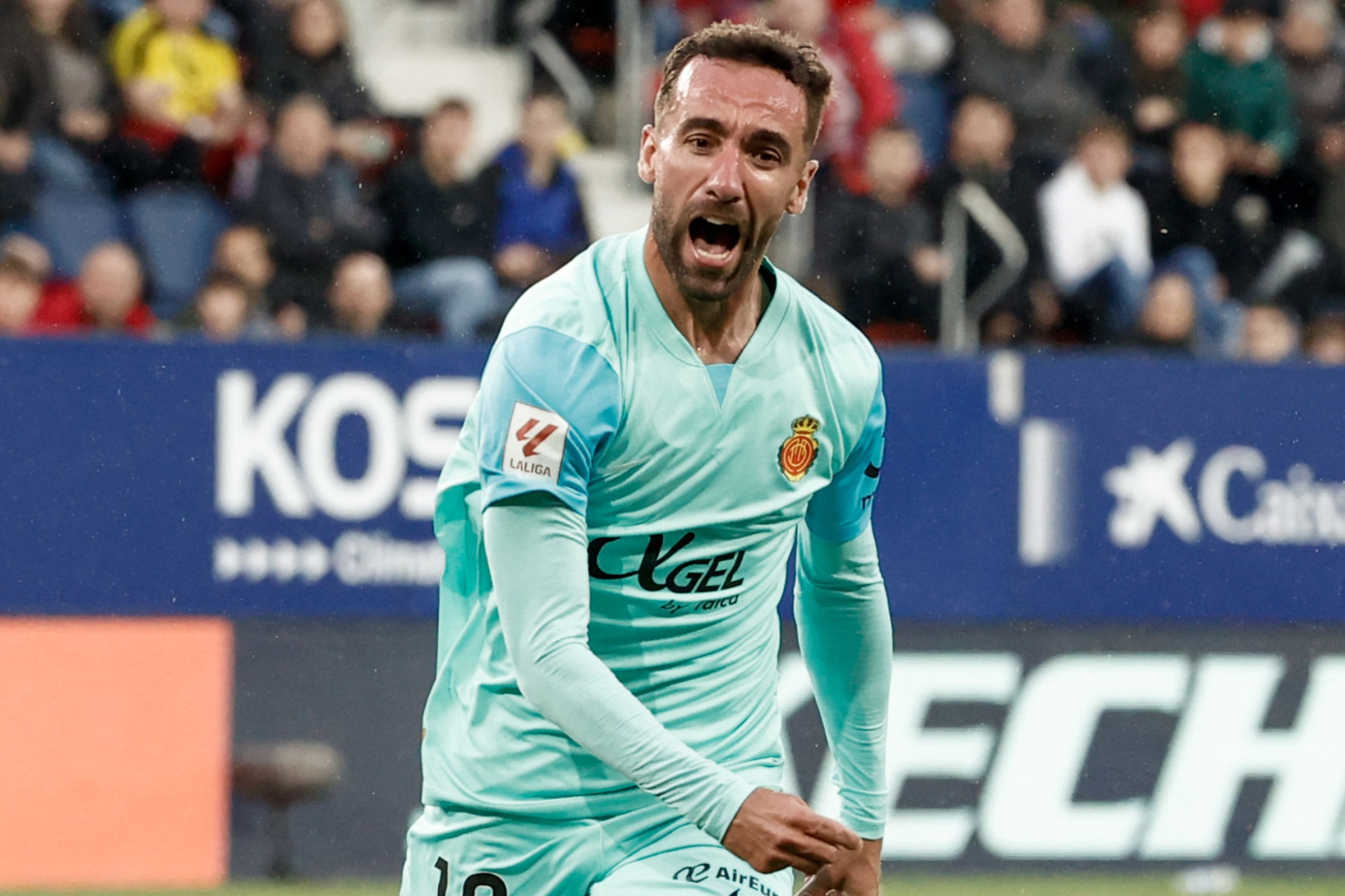 Sergi Darder celebra un gol este curso.