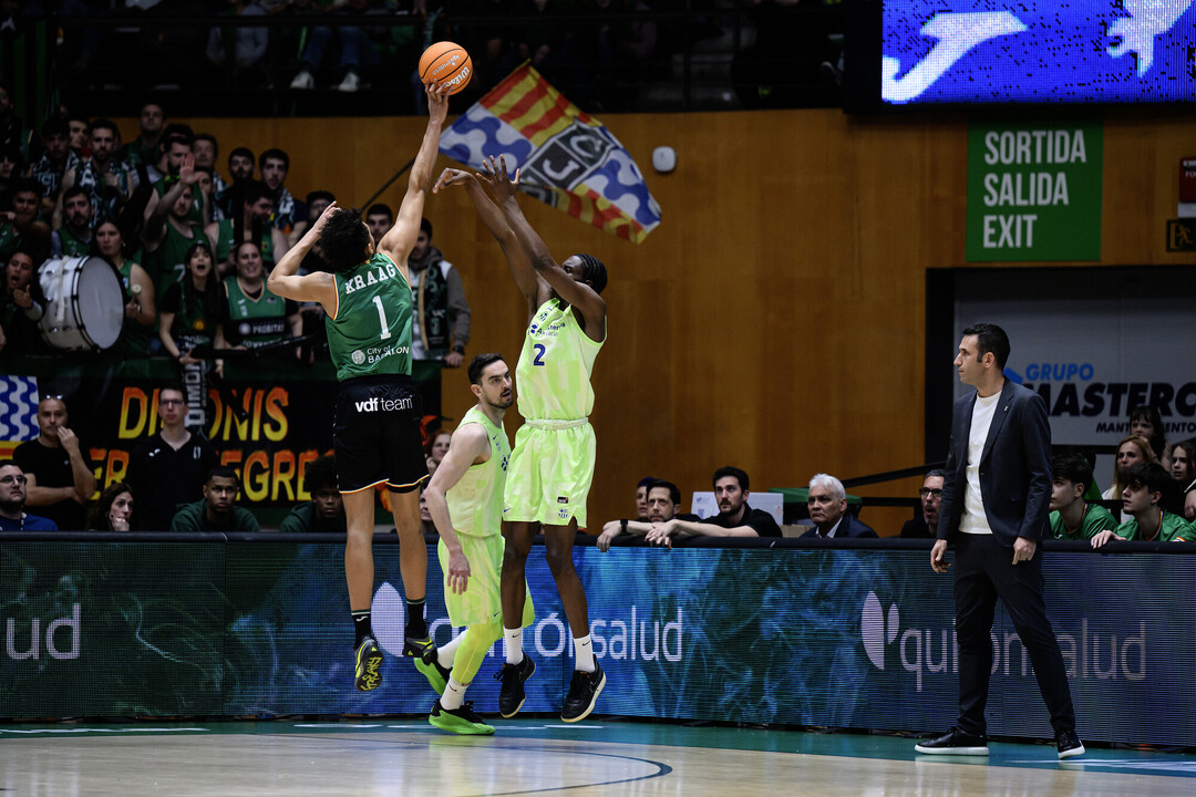 Un momento del Joventut Barça en Badalona.