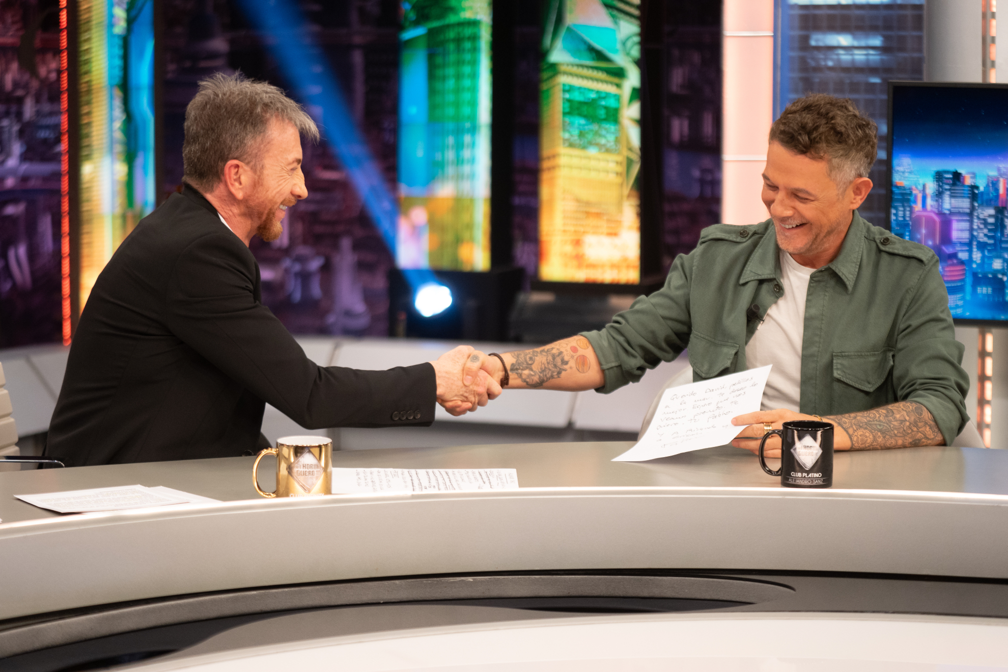 Alejandro Sanz logra que Pablo Motos dé el primer paso hacia la  'reconciliación' con Broncano: "Querido David, pelillos a la mar"