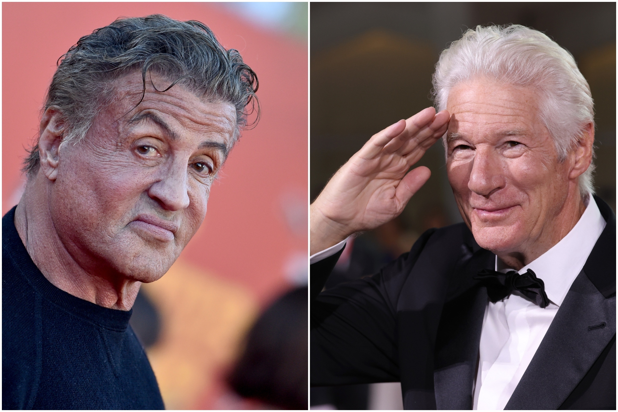 Richard Gere y Sylvester Stallone se odian: un pollo con mostaza, clave