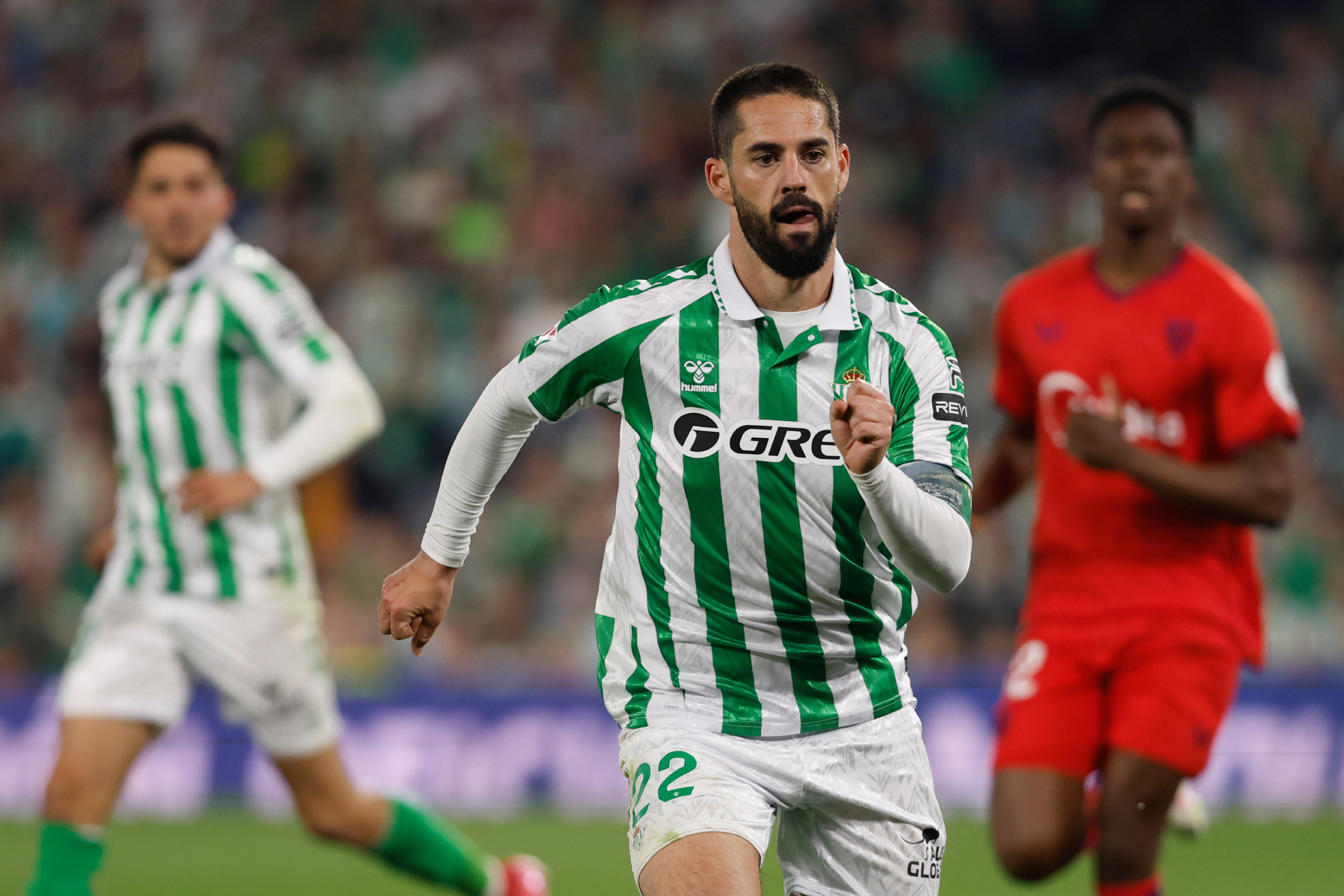 Isco, en el derbi