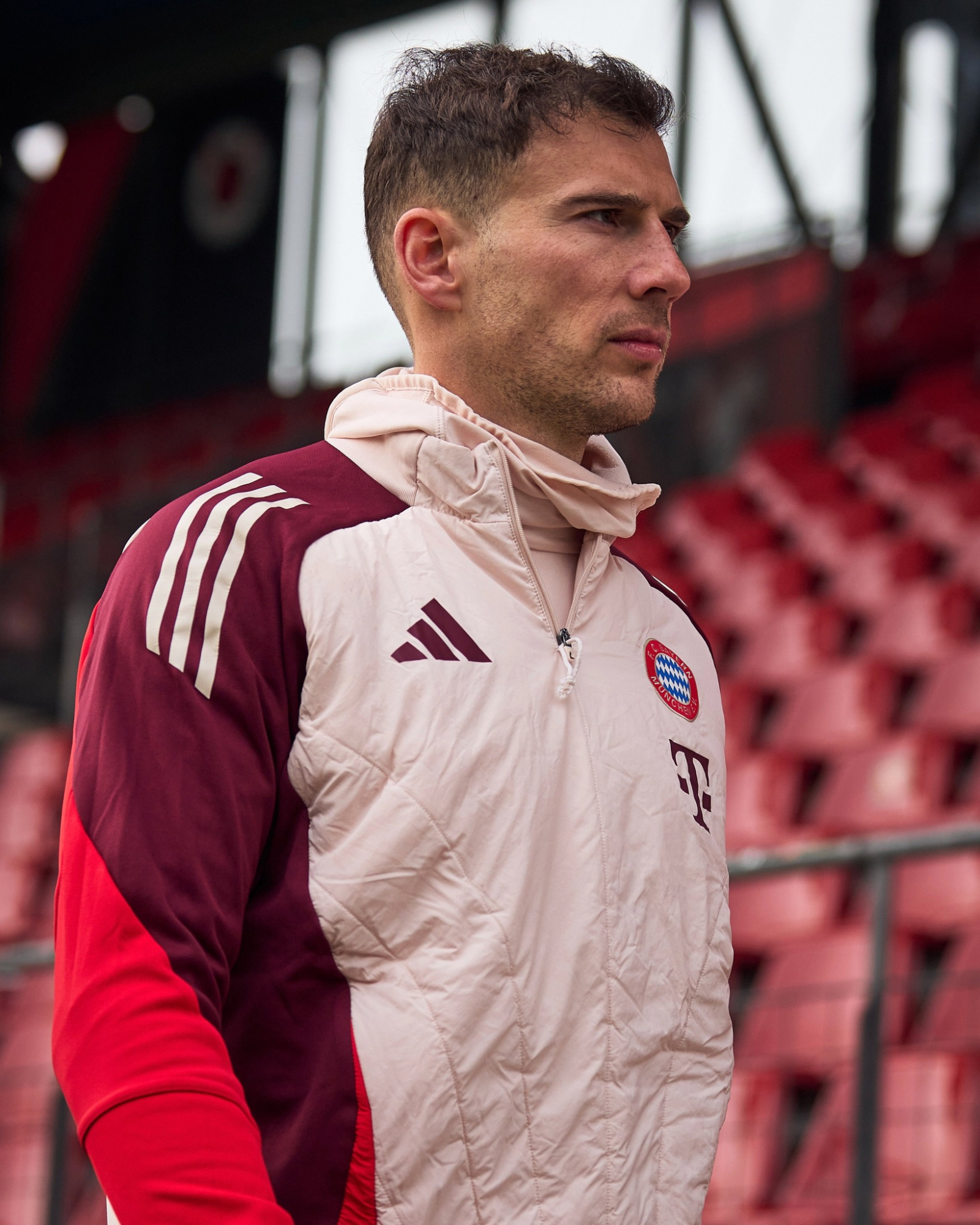 Leon Goretza con el Bayern Munich.