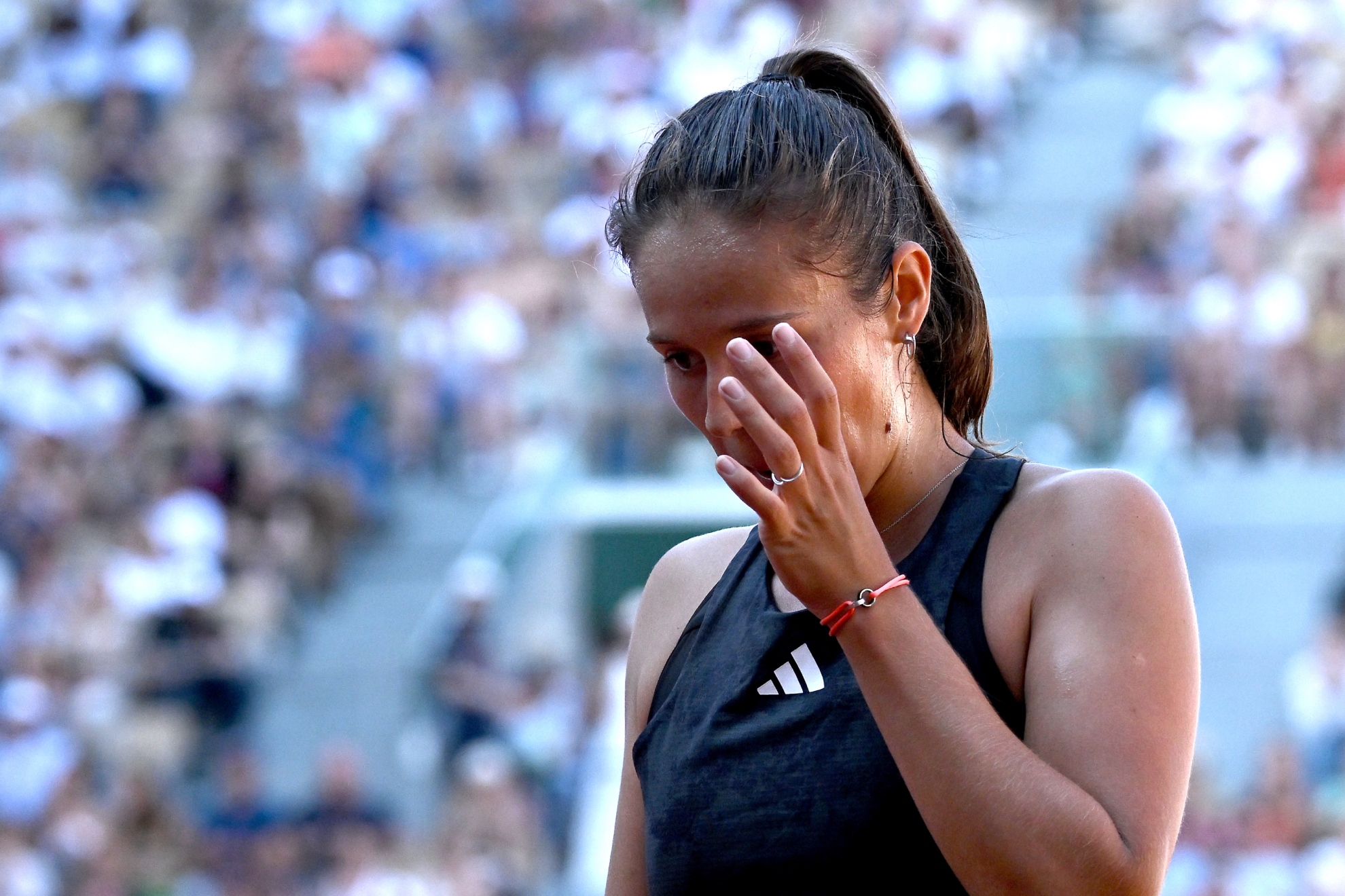 Kasatkina, en un partido.