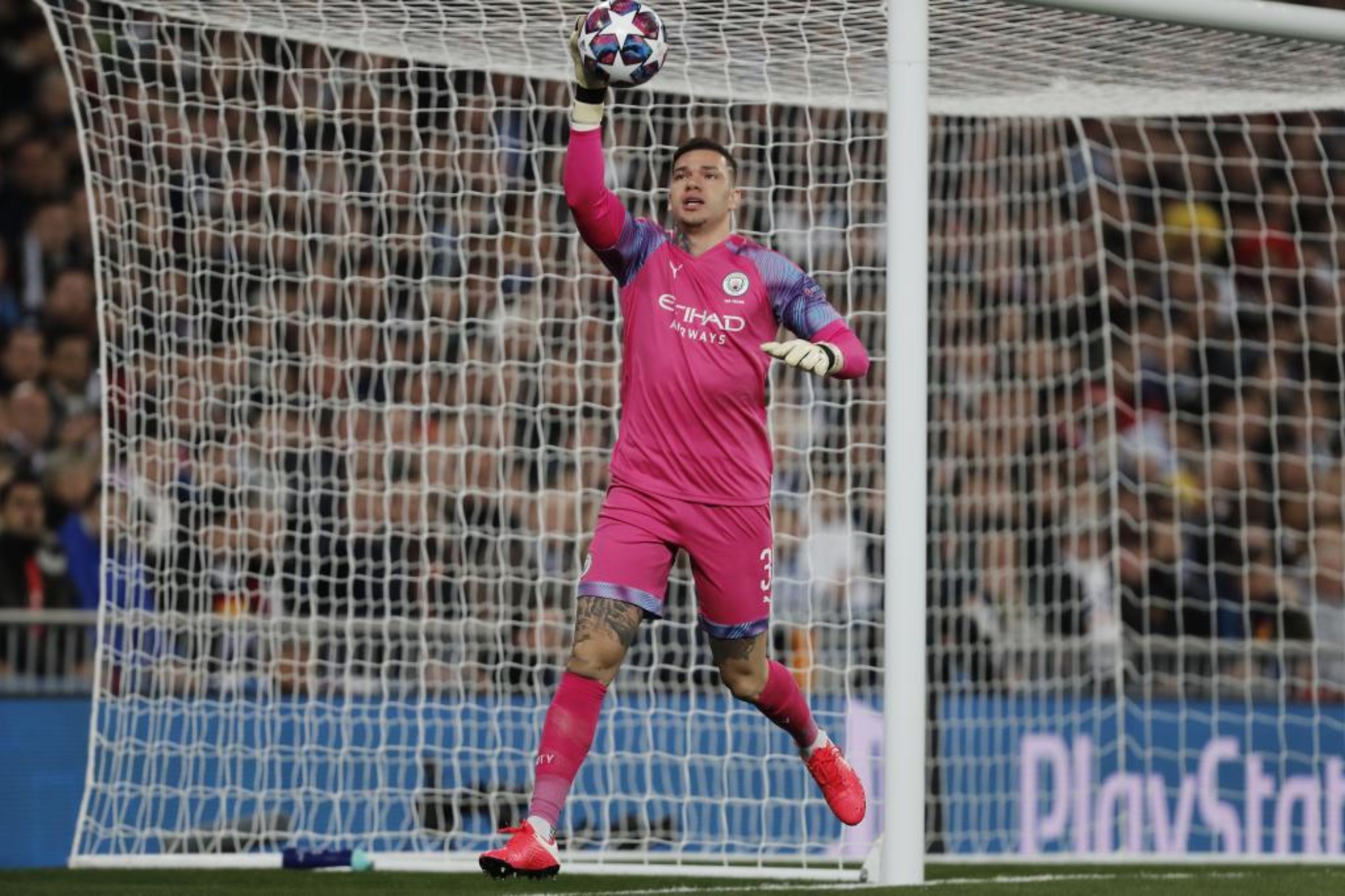 Ederson con el Manchester City