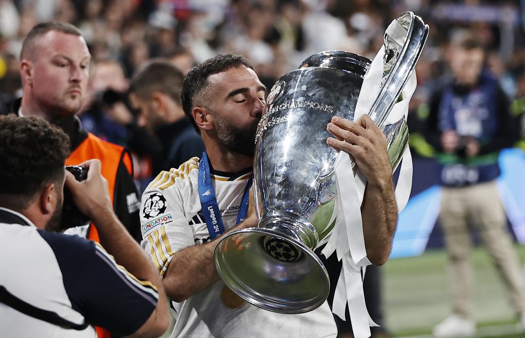Dani Carvajal con la Champions 2024