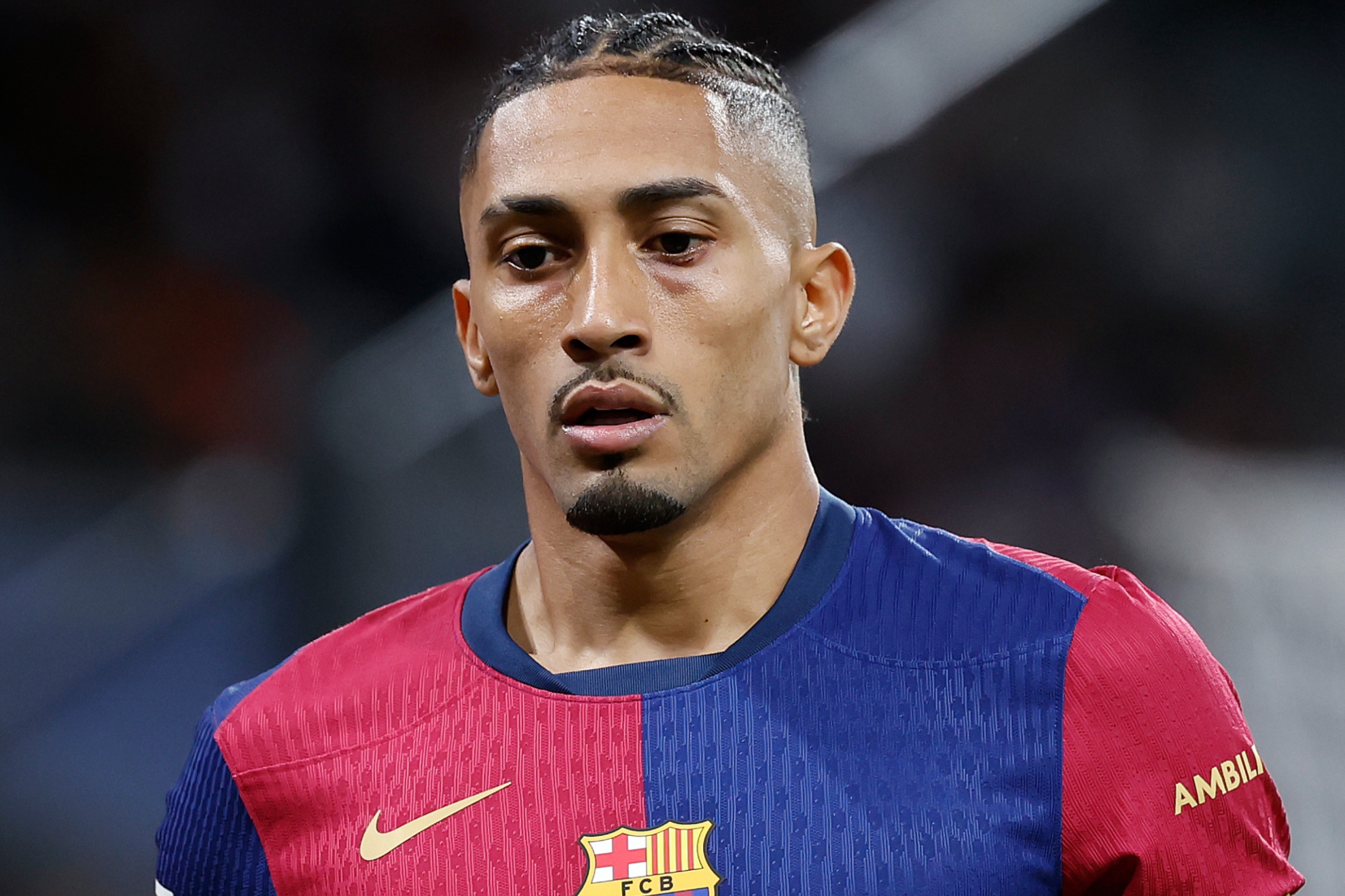 Raphinha, in a match with Barcelona.