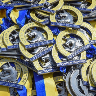 Las medallas de la maratón de Boston