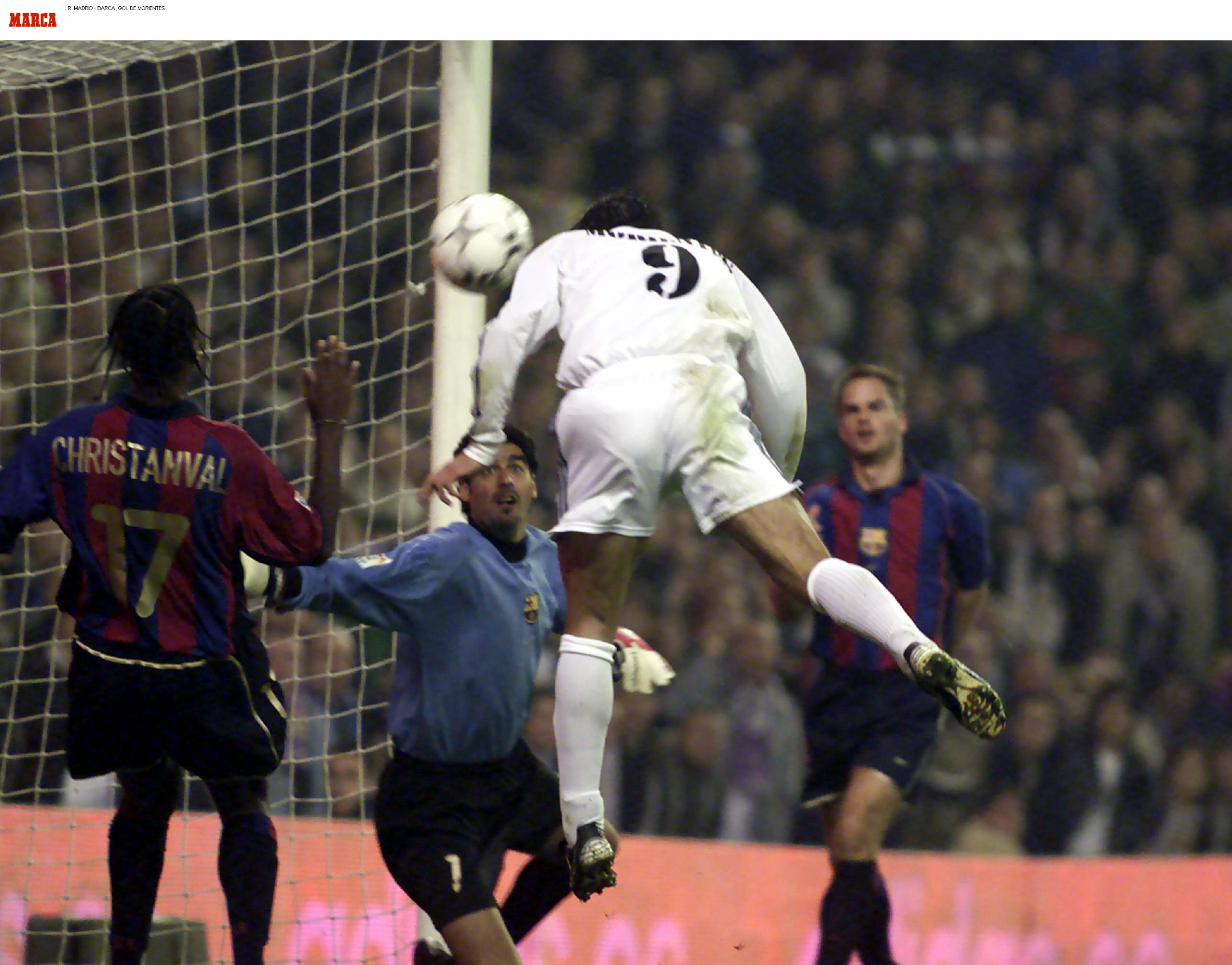 R. MADRID - BARCA EN 2001, GOL DE MORIENTES.