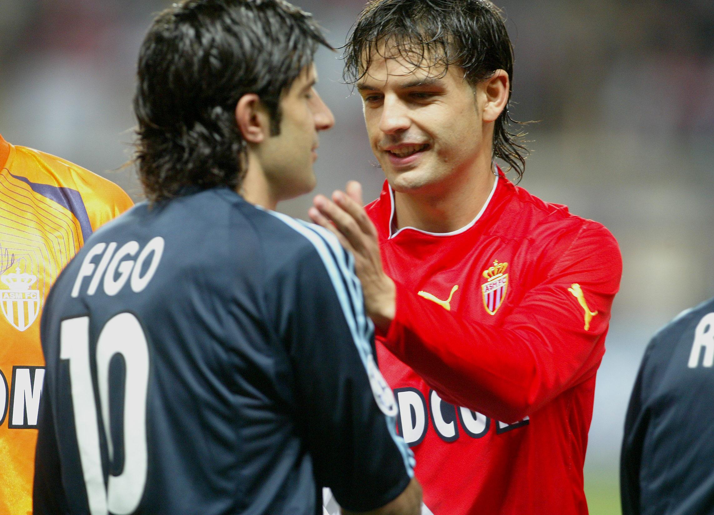 Morientes, en su etapa en el Mónaco