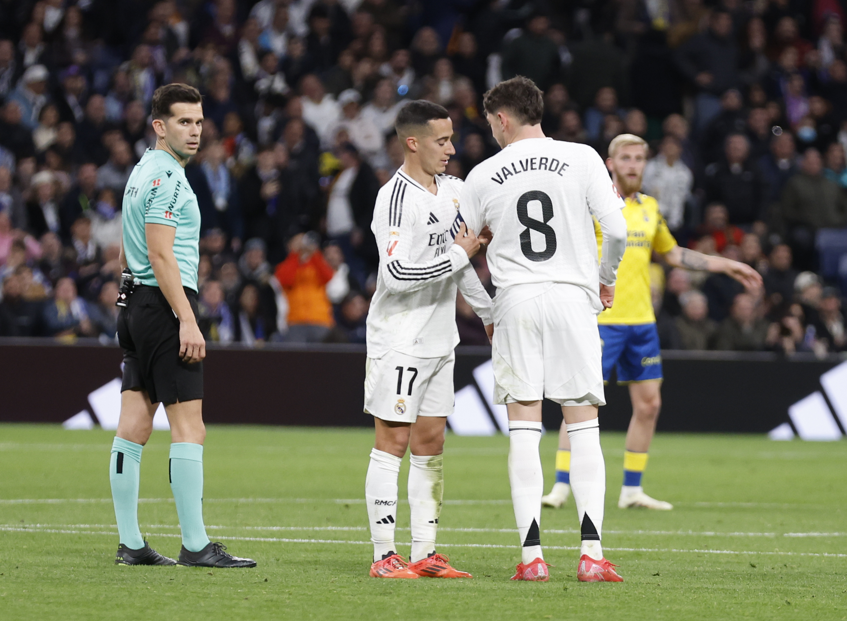 REAL MADRID - UD LAS PALMAS. Lucas y Valverde.