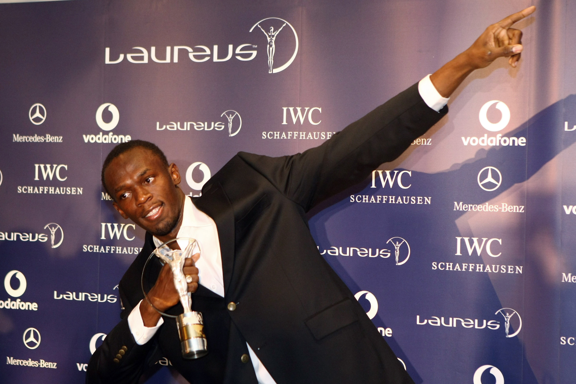 Después de hacer historia en los Juegos Olímpicos de Pekín 2008, Usain Bolt gana su primer Premio Laureus al Deportista Mundial del Año
