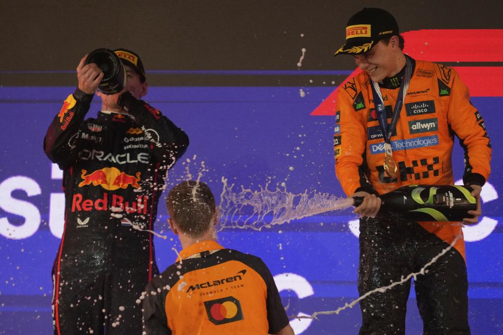 Oscar Piastri tras ganar el GP de Arabia Saudí