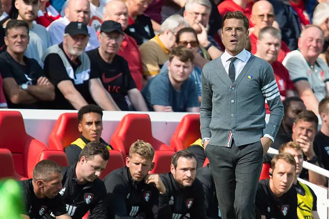 Scott Parker during an encounter with the Bournemouth.