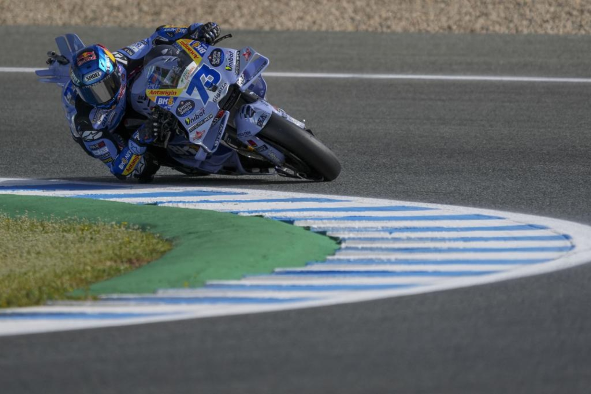 Álex Márquez, en Jerez.