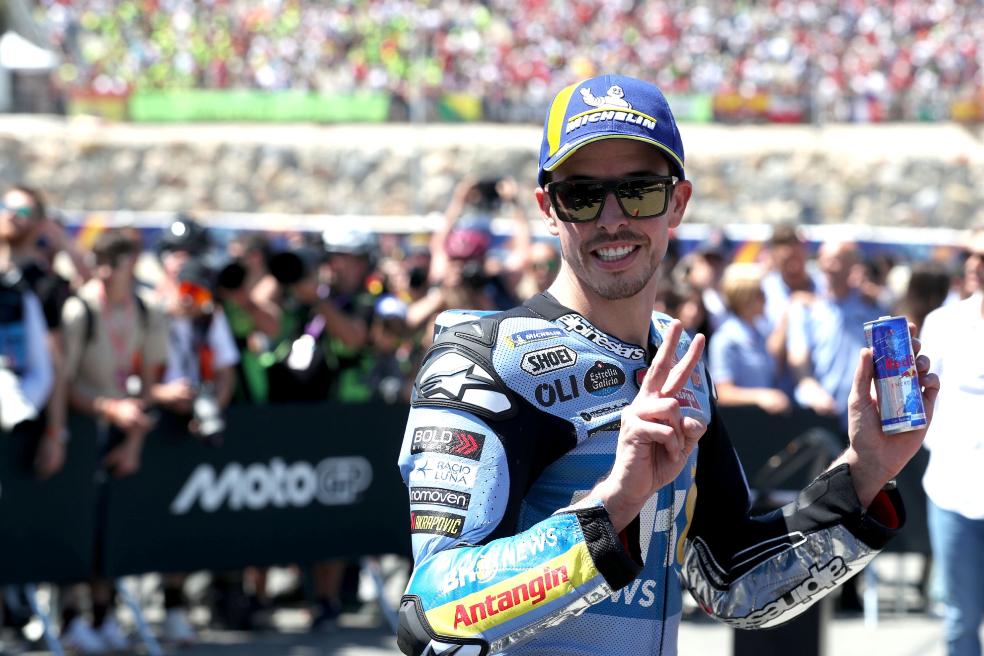 Álex Márquez, en Jerez.