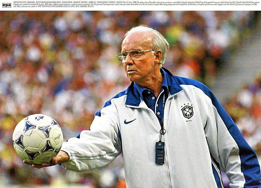 Zagallo, in his second stage with Brazil