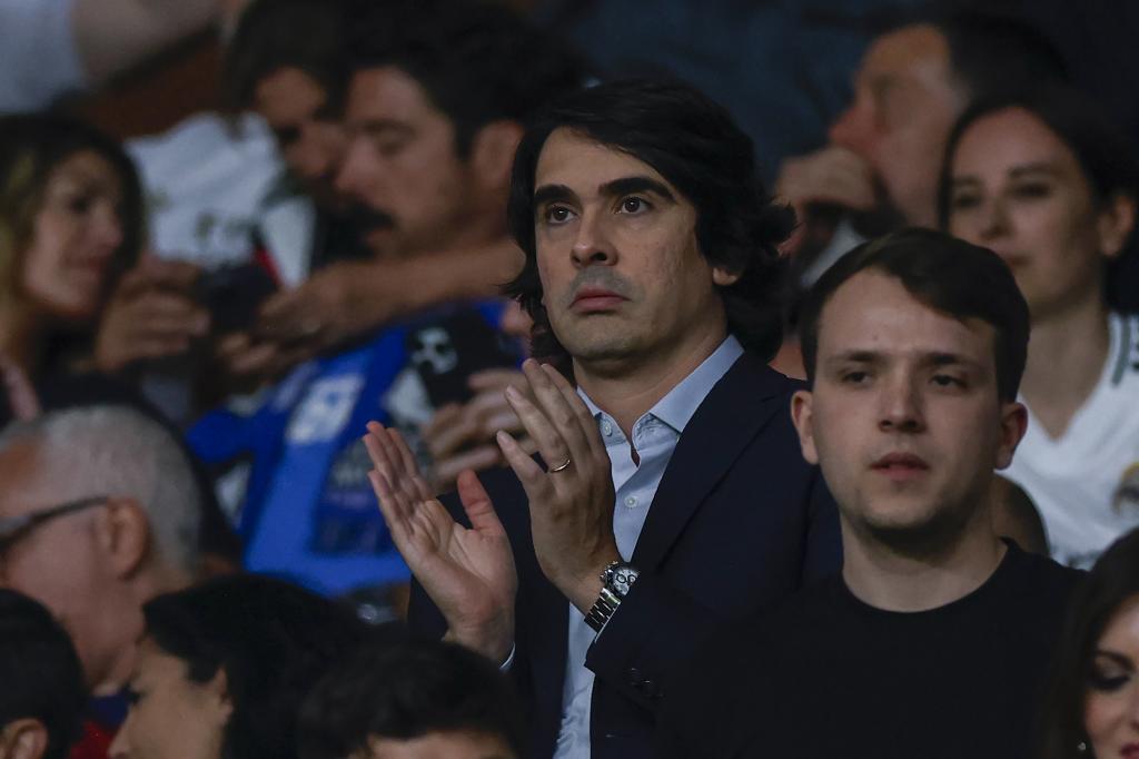 Diego Fernandes, emisario de la CBF, en la final de Copa.