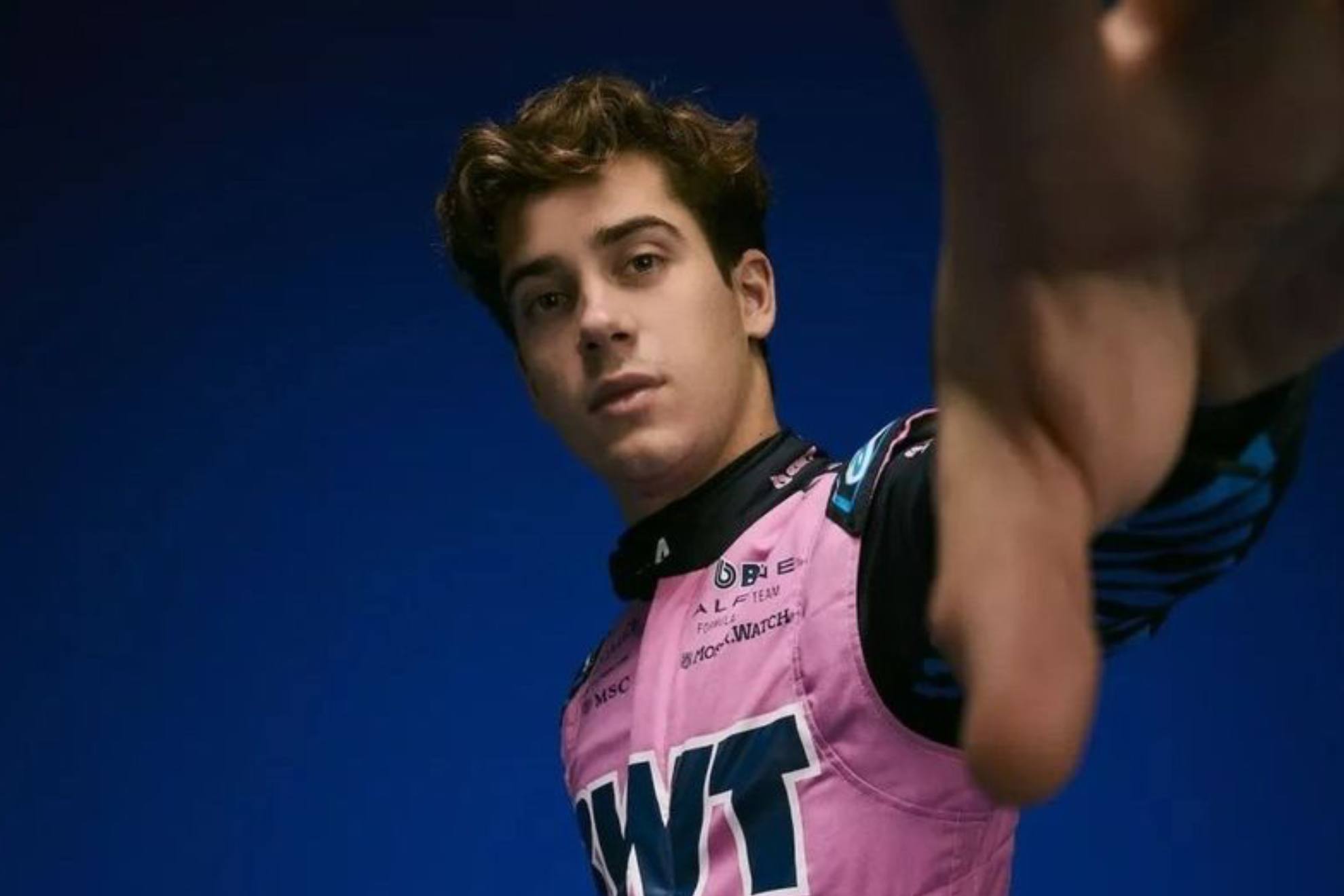 Franco Colapinto, con el uniforme de Alpine