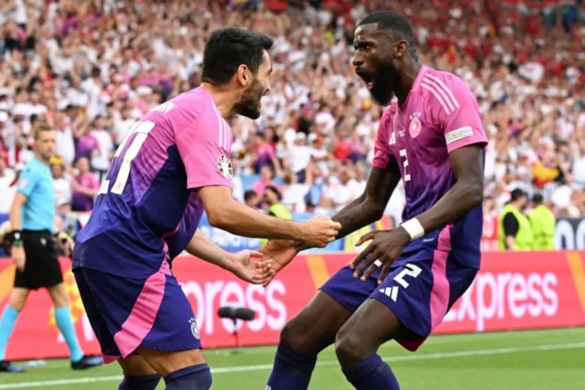 Gündogan y Rüdiger en la Selección de Alemania.